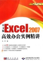 中文版Excel 2007高效办公实例精讲