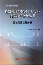 道路桥梁与渡河工程专业实验教学指导丛书 路基路面工程分册