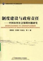 制度建设与政府责任 中国农村社会保障问题研究