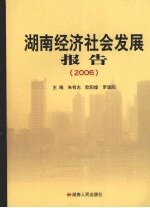 湖南经济社会发展报告 2006