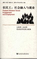 农民工：社会融入与就业：以政府、企业和民间伙伴关系为视角