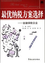 最优纳税方案选择 金融保险企业