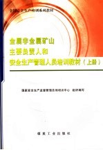 全国安全生产培训系列教材 金属非金属矿山主要负责人和安全生产管理人员培训教材 上