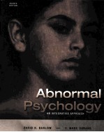 ABNORMAL PSYCHOLOGY AN INTEGRATIVE APPROACH