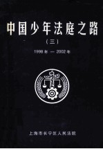 中国少年法庭之路 3 1998年-2002年