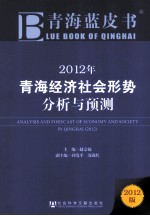 2012年青海经济社会形势分析与预测