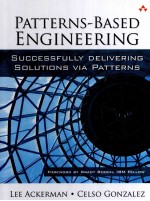 Patterns-Based Engineering Successfully Delivering Solutions Via Patterns