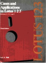 CASES AND APPLICATIONS IN LOTUS 1-2-3 (RELEASES 2