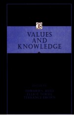 VALUES AND KNOWLEDGE