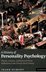 A HISTORY OF PERSONALITY PSYCHOLOGY