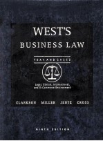 WEST'S BUSINESS LAW TEXT CASES Legal