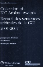 COLLECTION OF ICC ARBITRAL AWARDS 2001-2007 RECUEIL DES SENTENCES ARBITRALES DE LA CCI