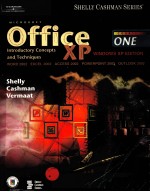 MICROSOFT OFFICE XP WINDOWS XP EDITION INTRODUCTORY CONCEPTS AND TECHNIQUES