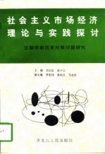 社会主义市场经济理论与实践探讨  金融体制改革问题对策研究