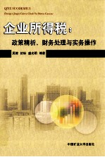 企业所得税 政策精析、财务处理与实务操作