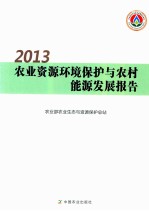 2013农业资源环境保护与农村能源发展报告