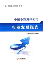 中国小额贷款公司行业发展报告 2005-2016