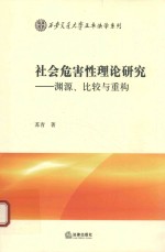 社会危害性理论研究 渊源、比较与重构