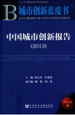 中国城市创新报告 2013