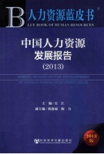 中国人力资源发展报告  2013  2013版