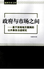 政府与市场之间 基于浙南地方案例的公共事务治道研究