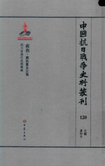 中国抗日战争史料丛刊 120 政治 国民党及汪伪