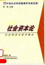 中国社会科学院青年学者文库 社会资本论——社会资本与经济增长