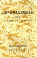 安徽省黄梅戏传统剧目汇编 第9集