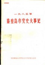 1985年秦皇岛市党史大事记