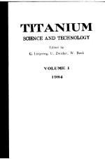 TITANIUM SCIENCE AND TECHNOLOGY VOLUME1-4 1984