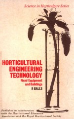 Horticultural engineering technology : fixed equipment and buildings