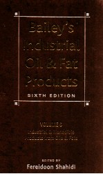 bailey's industrial oil and fat products volume 6 sixth edition