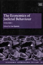 THE ECONOMICS OF JUDICIAL BEHAVIOUR VOLUME I