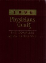 1996 Physicians GenRx : the complete drug reference