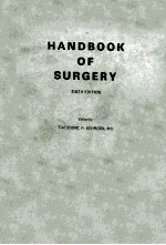 HANDBOOK OF SURGERY SIXTH EDITION