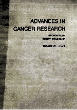 ADVANCES IN CANCER RESEARCH VOLUME 27 1978