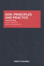 ADR PRINCIPLES AND PRACTICE THIRD EDITION