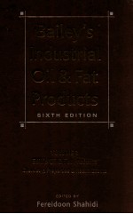 bailey's industrial oil and fat products volume 1 sixth edition