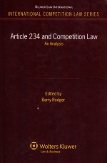 ARTICLE 234 AND COMPETITION LAW AN ANALYSIS