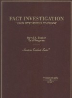 FACT INVESTIGATION FROM HYPOTHESIS TO PROOF