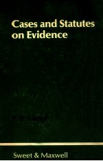 CASES AND STATUTES ON EVIDENCE