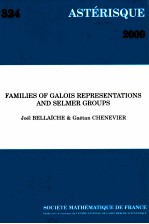 asterisque 2009 families of galois representations and selmer groups