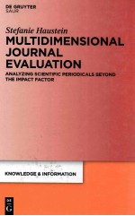 stefanie haustein multidimensional journal evaluation analyzing scientific periodicals beyond the i