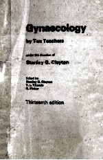 GYNAECOLOGY BY TEN TEACHERS THIRTEENTH EDITION