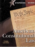 AMERICAN CONSTITUTIONAL LAW THIRD EDITION