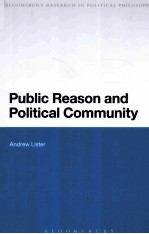 PUBLIC REASON AND POLITICAL COMMUNITY