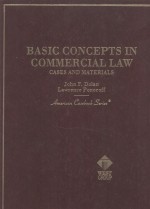 BASIC CONCEPTS IN COMMERCIAL LAW CASES AND MATERIALS