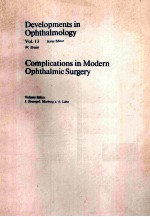 COMPLICATIONS IN MODERN OPHTHALMIC SURGERY