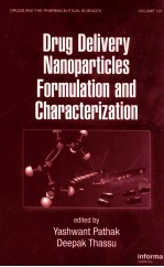 Drug delivery nanoparticles formulation and characterization