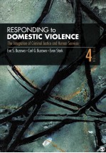 RESPONDING TO DOMESTIC VIOLENCE THE INTEGRATION OF CRIMINAL JUSTICE AND HUMAN SERVICES 4TH EDITION